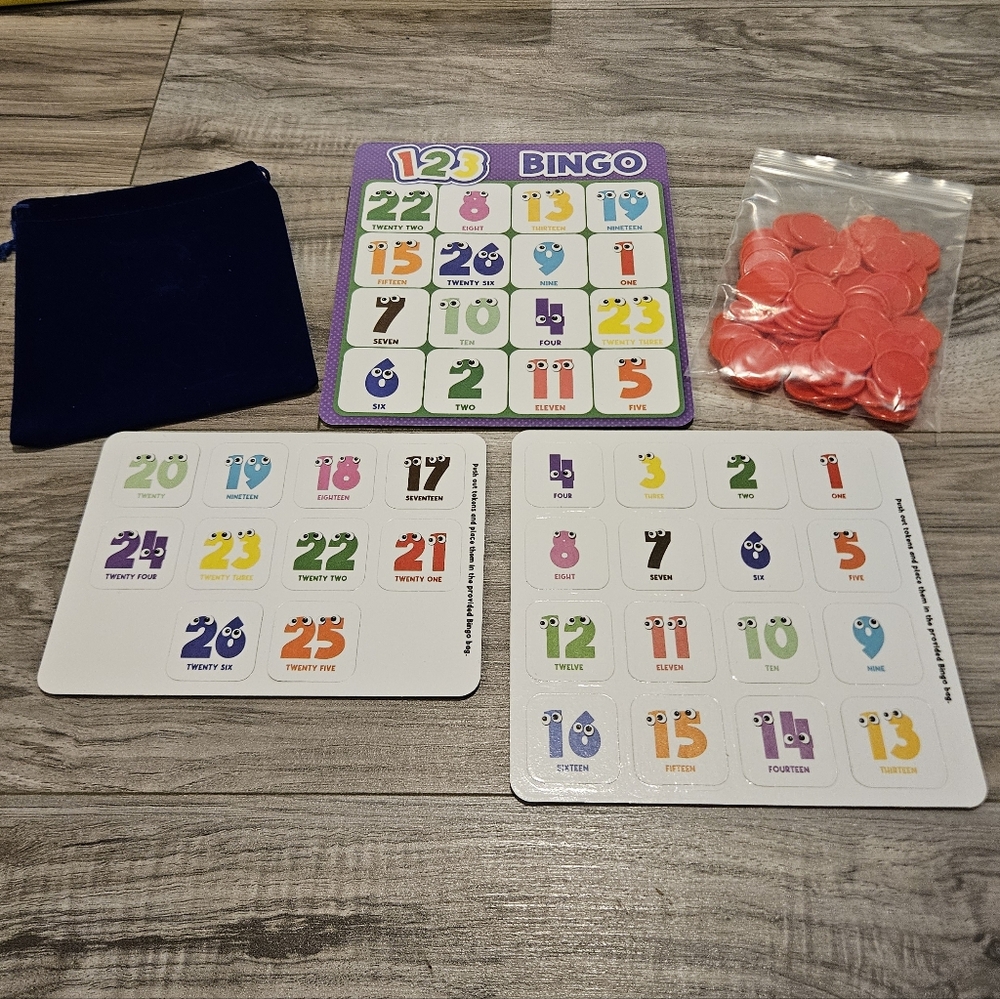 NEW ABC and 123 Bingo Game - Picture 4 of 6